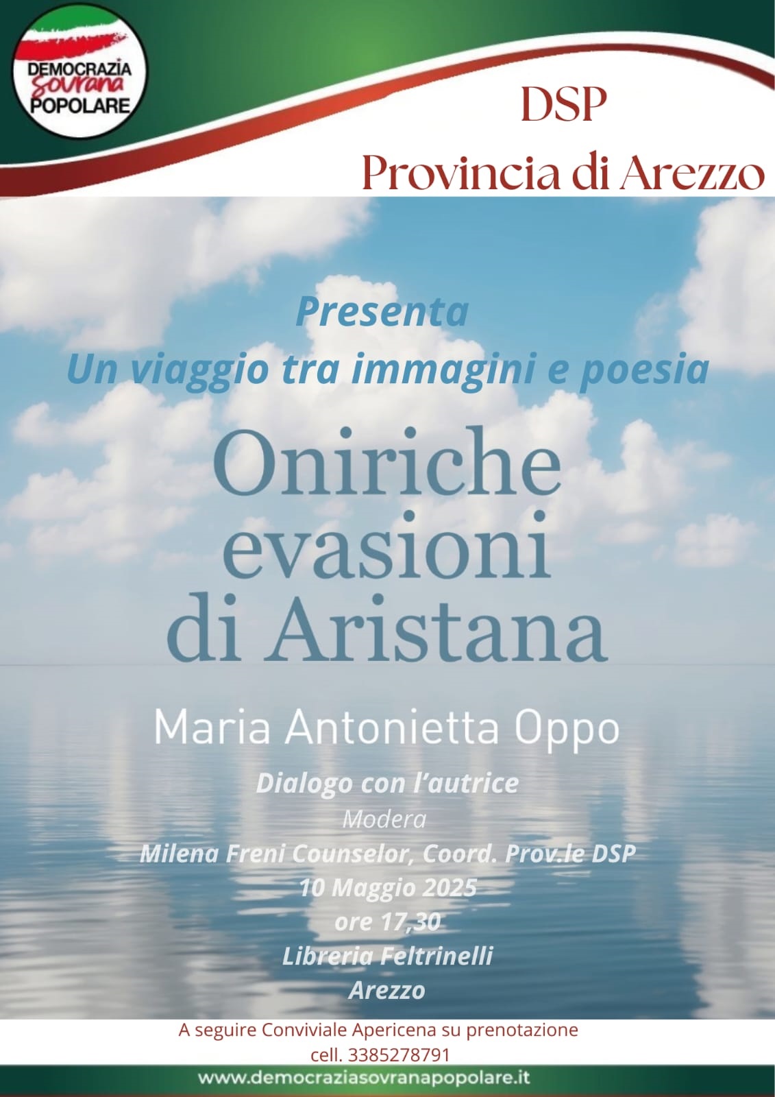 Presentazione del libro: --Oniriche Evasioni di Aristana--  di Maria Antonietta Oppo