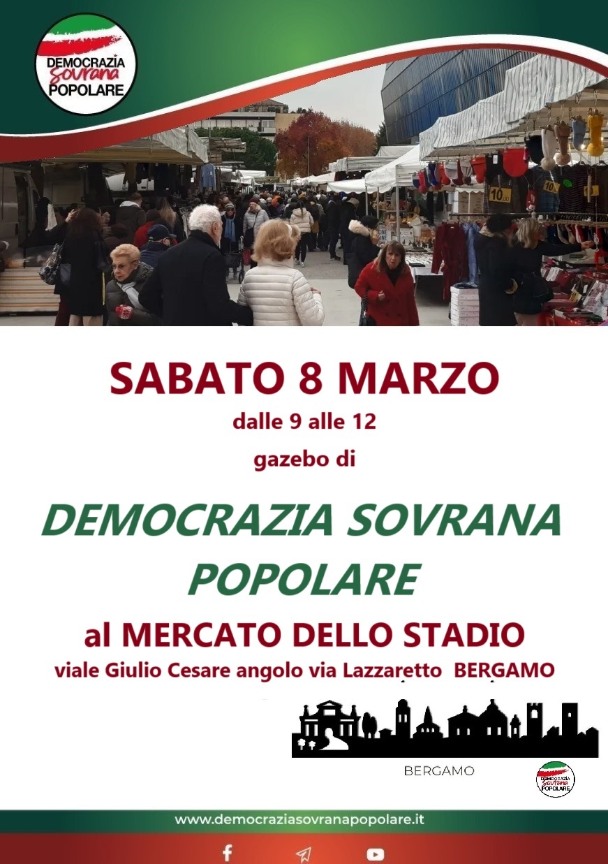 8 MARZO GAZEBO DSP A BERGAMO