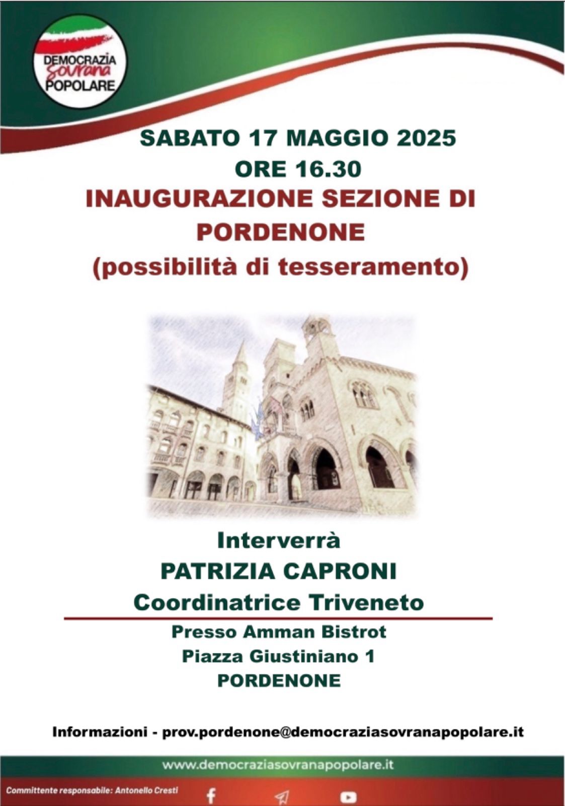 INAUGURAZIONE SEZIONE DI PORDENONE