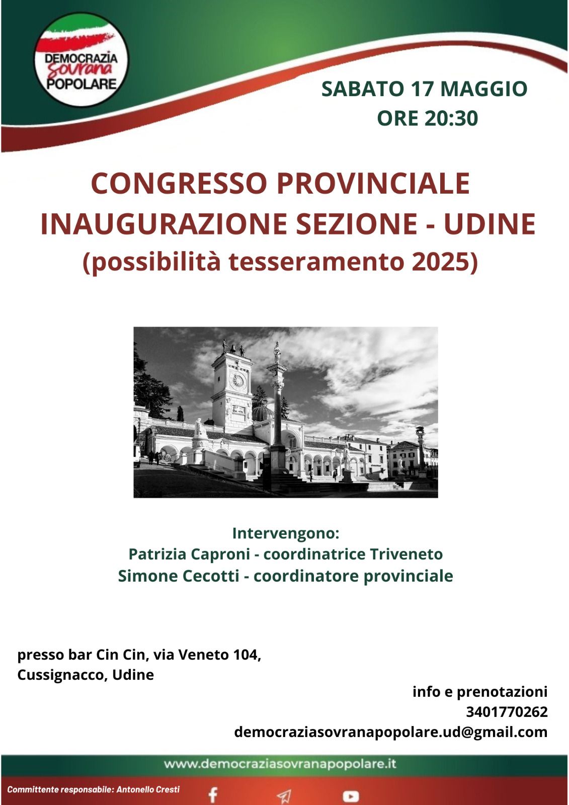 INAUGURAZIONE SEZIONE DI UDINE